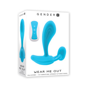 Gender X Wear Me Out Rechargeable Wearable With Remote Silicone, Blue Gender X Wear Me Out Rechargeable Wearable With Remote Silicone, Blue