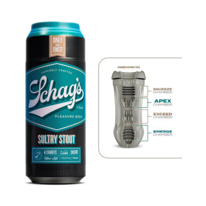 Schag's Sultry Stout Self-Lubricating Stroker, Frosted Schag's Sultry Stout Self-Lubricating Stroker, Frosted