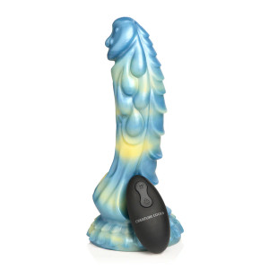 Creature Cocks Sea Stallion Vibrating Silicone Dildo with Remote, 7.5 Inch Insertable, 2.9 Inch Max Width Creature Cocks Sea Stallion Vibrating Silicone Dildo with Remote, 7.5 Inch Insertable, 2.9 Inch Max Width