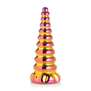 Creature Cocks Twilight Rainbow Glass Dildo, 5.5 Inch Insertable, 2.0 Inch Max Width Creature Cocks Twilight Rainbow Glass Dildo, 5.5 Inch Insertable, 2.0 Inch Max Width