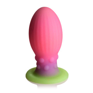 Creature Cocks Xeno Egg Glow-in-the-Dark Silicone Anal Plug, XL, 6.1 Inch Insertable, 3.1 Inch Max Width Creature Cocks Xeno Egg Glow-in-the-Dark Silicone Anal Plug, XL, 6.1 Inch Insertable, 3.1 Inch Max Width