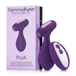 FemmeFunn Plua Rechargeable Remote-Controlled Vibrating Silicone Anal Plug, Dark Purple FemmeFunn Plua Rechargeable Remote-Controlled Vibrating Silicone Anal Plug, Dark Purple