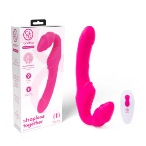Together Strapless Remote Control Vibrator, Pink Together Strapless Remote Control Vibrator, Pink