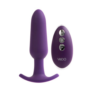 Bump Plus Rechargeable Remote Control Anal Vibe, Purple Bump Plus Rechargeable Remote Control Anal Vibe, Purple