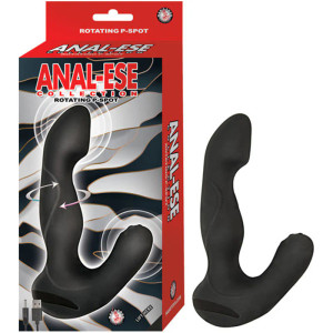 Anal-Ese Collection Rotating P Spot Vibe, Black Anal-Ese Collection Rotating P Spot Vibe, Black