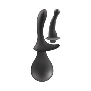 Nasstoys EZ-IN Silicone Dual Pleasure Douche, Black Nasstoys EZ-IN Silicone Dual Pleasure Douche, Black