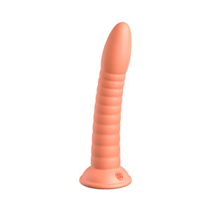 Dillio Platinum Collection Wild Thing 7 Inch Silicone Dildo, 7.0 Inch Insertable, 1.4 Inch Max Width, Peach Dillio Platinum Collection Wild Thing 7 Inch Silicone Dildo, 7.0 Inch Insertable, 1.4 Inch Max Width, Peach