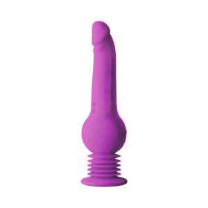 Impressions New York Gyroquake Dildo, 5.25 Inch Insertable, 1.5 Inch Max Width, Purple Impressions New York Gyroquake Dildo, 5.25 Inch Insertable, 1.5 Inch Max Width, Purple