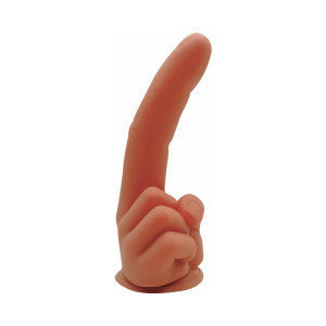 Finger Fest Trigger Dildo, 4.7 Inch Insertable, 1.2 Inch Max Width, Tan Finger Fest Trigger Dildo, 4.7 Inch Insertable, 1.2 Inch Max Width, Tan