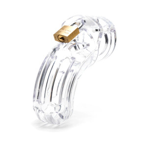 CB-X The Curve Male Chastity Device, Clear CB-X The Curve Male Chastity Device, Clear