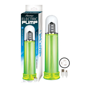 Nasstoys Rechargeable Green Electric Pump With Cock Ring and Extra Gasket Nasstoys Rechargeable Green Electric Pump With Cock Ring and Extra Gasket
