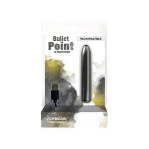 PowerBullet Bullet Point Rechargeable Vibe, Black PowerBullet Bullet Point Rechargeable Vibe, Black