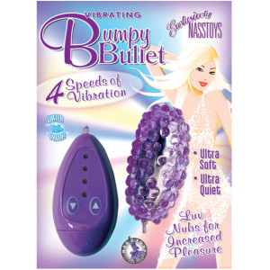 Nasstoys Vibrating Bumpy Bullet, Purple Nasstoys Vibrating Bumpy Bullet, Purple