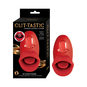 Nasstoys Clit-Tastic Tongue Licking Lover, Red Nasstoys Clit-Tastic Tongue Licking Lover, Red