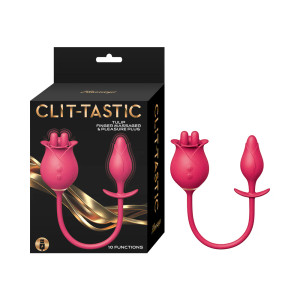 Nasstoys Clit-Tastic Tulip Finger Massager & Pleasure Plug, Red Nasstoys Clit-Tastic Tulip Finger Massager & Pleasure Plug, Red