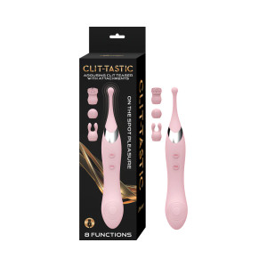 Nasstoys Clit-Tastic Arousing Clit Teaser with Attachments, Pink Nasstoys Clit-Tastic Arousing Clit Teaser with Attachments, Pink