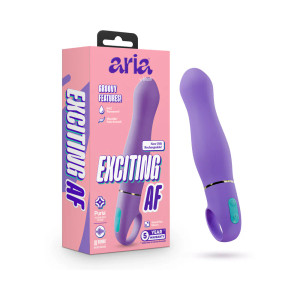 Aria Exciting AF 2.0 Rechargeable Vibe, Indigo Aria Exciting AF 2.0 Rechargeable Vibe, Indigo