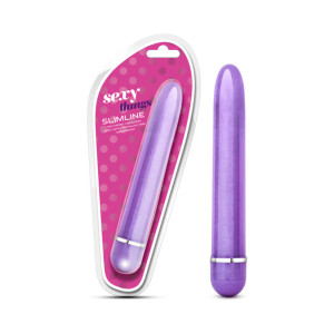 Blush Sexy Things Slimline Vibrator, Purple Blush Sexy Things Slimline Vibrator, Purple