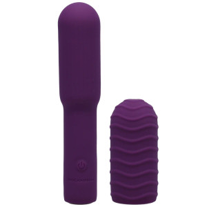 Doc Johnson Pocket Rocket Elite Rechargeable Bullet With Removable Sleeve, Purple Doc Johnson Pocket Rocket Elite Rechargeable Bullet With Removable Sleeve, Purple