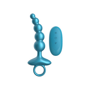 Luv Inc Cr23: Curved Ring Luv Beads, Metallic Blue Luv Inc Cr23: Curved Ring Luv Beads, Metallic Blue