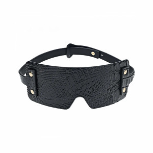 Ouch! International Rome Collection Blindfold, Black Ouch! International Rome Collection Blindfold, Black