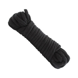Doc Johnson Japanese Style Bondage Rope, Black Doc Johnson Japanese Style Bondage Rope, Black
