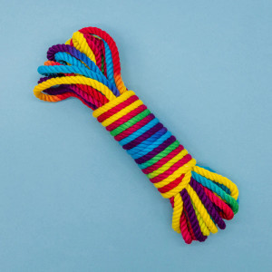 Emojibator Funfetti Rainbow Bondage Rope, 26 ft. Emojibator Funfetti Rainbow Bondage Rope, 26 ft.