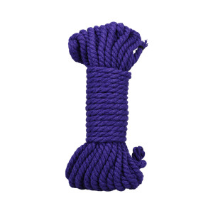 Merci Bind & Tie 6 mm Hemp Bondage Rope, 30 ft., Violet Merci Bind & Tie 6 mm Hemp Bondage Rope, 30 ft., Violet