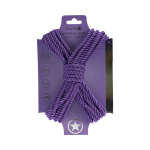Ouch! Bondage Nylon Rope, 33 ft., Purple Ouch! Bondage Nylon Rope, 33 ft., Purple