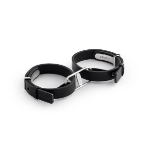 Crave ICON Cuffs, Black & Silver Crave ICON Cuffs, Black & Silver