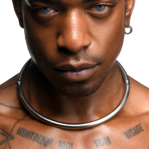 Master Series Possession Stainless Steel Locking Collar, XL