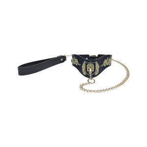 Ouch! International London Collection Collar with Leash Ouch! International London Collection Collar with Leash