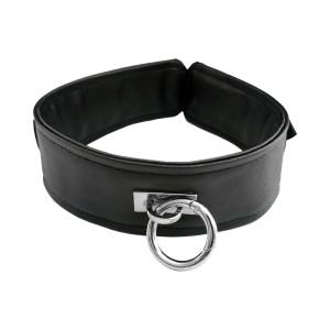 Rouge Fetish Play Vegan Collar, Black Rouge Fetish Play Vegan Collar, Black
