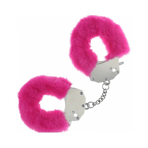 Ouch! Heavy-Duty Fluffy Handcuffs, Pink Ouch! Heavy-Duty Fluffy Handcuffs, Pink