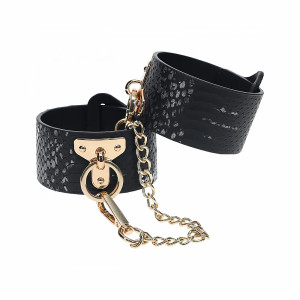 Ouch! International Florence Collection Handcuffs, Black Ouch! International Florence Collection Handcuffs, Black