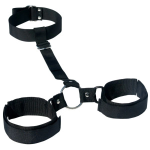 Sportsheets Sex & Mischief Shadow Adjustable Neck & Wrist Restraint, Black Sportsheets Sex & Mischief Shadow Adjustable Neck & Wrist Restraint, Black