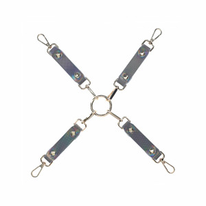 Ouch! International Paris Collection Hogtie Connectors, Black Ouch! International Paris Collection Hogtie Connectors, Black