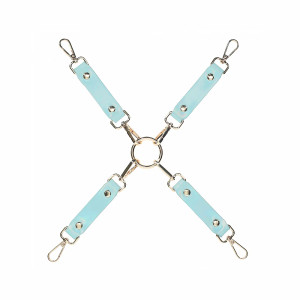 Ouch! International Paris Collection Hogtie Connectors, Blue Ouch! International Paris Collection Hogtie Connectors, Blue