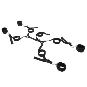 Sportsheets Under The Bed Restraint System, Black Sportsheets Under The Bed Restraint System, Black