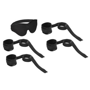 Sportsheets Beginner's Bondage Fantasy Kit, Black Sportsheets Beginner's Bondage Fantasy Kit, Black