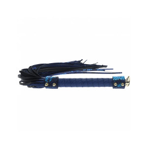 Ouch! International Florence Collection Flogger, Blue Ouch! International Florence Collection Flogger, Blue