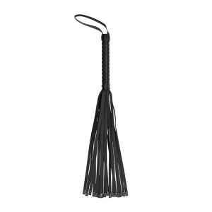 Ouch! Skulls & Bones 23.4 Inch Skull Whip Flogger, Black Ouch! Skulls & Bones 23.4 Inch Skull Whip Flogger, Black