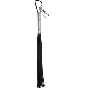 Sportsheets Sex & Mischief Sparkle Flogger, Black Sportsheets Sex & Mischief Sparkle Flogger, Black