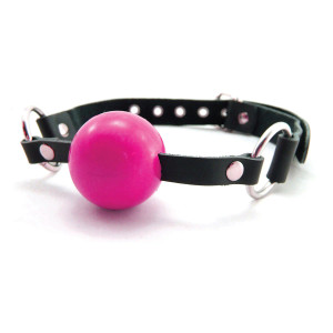 Sex Kitten Silicone Ball Gag, Pink