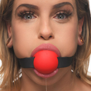 Master Series Extreme Silicone Gag with Locking Strap Master Series Extreme Silicone Gag with Locking Strap