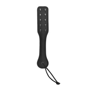 Ouch! Skulls & Bones Skull-Patterned Paddle, Black Ouch! Skulls & Bones Skull-Patterned Paddle, Black