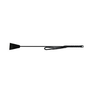Rouge Fetish Play Vegan Riding Crop, Black Rouge Fetish Play Vegan Riding Crop, Black