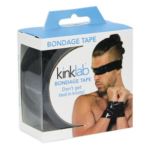 Kinklab Unisex Bondage Tape, Black, 65 ft. Kinklab Unisex Bondage Tape, Black, 65 ft.