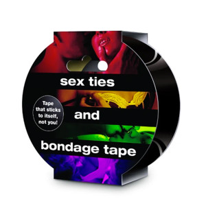 Sex Ties and Bondage Tape, Black, 65 ft. Sex Ties and Bondage Tape, Black, 65 ft.