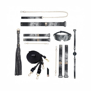 Ouch! International Florence Collection Kit with Bag, Black Ouch! International Florence Collection Kit with Bag, Black